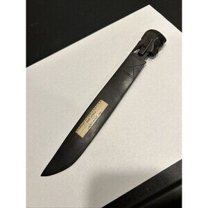 Hand Carved Wood Letter Opener Produced in Tanganyika East Africa